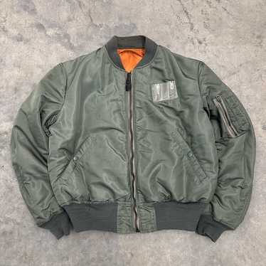 りんご　MA-1 us army vintage 60s VINTAGE 1960'S MA-1 USAF Flight Bomber Jacket Size Small 60s