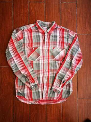 【XL】リアルマッコイズ＊8 HOUR UNION　ネルシャツ The Real McCoy's 8 Hour Union Work Shirt Men's Lot 536D Size