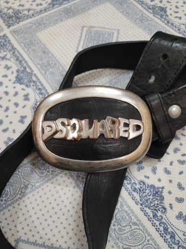 85 DSQUARED2 VITELLO VINTAGE 黒　ベルト Dsquared2 dsquared buckle - Gem