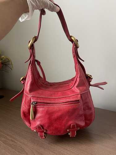 【関税&送料込】BIASIA Bags Red Francesco Biasia Italian Red Leather Handbag Italy. For Sale