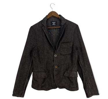 90s00s archive cabane de zuccaナポレオンジャケット Cabane de Zucca By Issey Miyake Textured Hooded Jacket