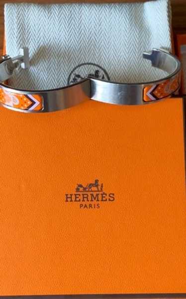即納【HERMES】クールお洒落☆ブレスレット Clic HH Bandana So Clic HH Bandana bracelet | Hermès USA