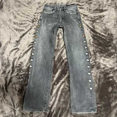 Kapital キャピタル スタッズ Studs Studded Cisco ① KAPITAL キャピタル 14オンスデニム 5P モンキーCISCO(スタッズ