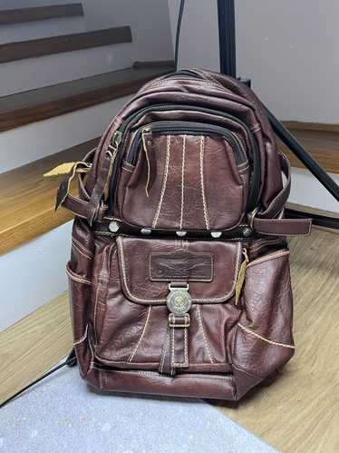 Vintage diesel backpack leather - Gem