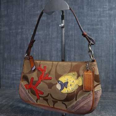 Coach signature demi pouch - Gem