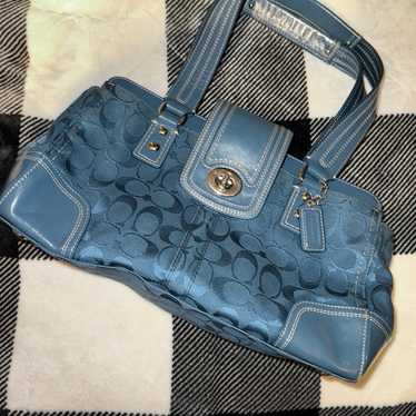 バッグ 00s coach signature hand bag turn lock COACH® Outlet | Turnlock Crossbody Bag In Signature Canvas