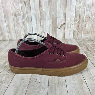 Vans burgundy gum sole - Gem