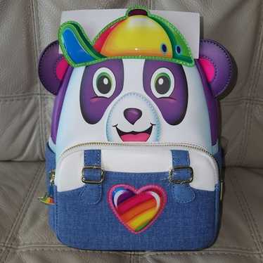 【Lounge Fly】Exclusive - Lisa Frank Panda Cosplay Backpack EXCLUSIVE DROP: Loungefly Lisa Frank Painter Panda Cosplay
