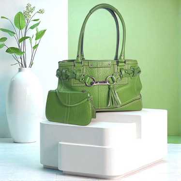 バッグ Vintage Coach Suede Hampton Bag Green Coach Suede Hampton Bag Green Vintage Used Authentic | eBay