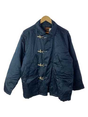 ※九萬　Schott N.Y.C. Fireman Jacket ネイビー 90's Schott Nylon Fireman Jacket Blouson Navy Mens L