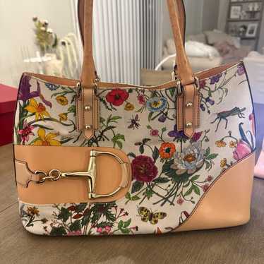 Gucci floral tote bag - Gem