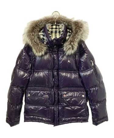 Burberry BLUE LABELファー付きフード ブラックダウンベスト BURBERRY BLUE LABEL Down Jacket Black Glossy Size 38 M | eBay