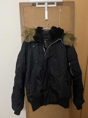 希少色ブラック★ 90s USA製 ALPHA N-2B 短丈 M　C554 Alpha n-2b flight jacket - Gem