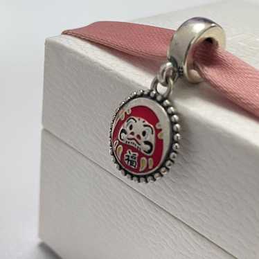 Pandora red daruma doll - Gem