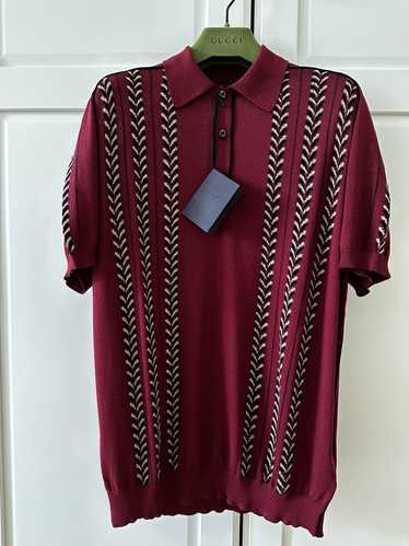 トップス PRADA POLO KNIT Prada knitted polo shirt - Gem