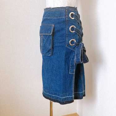 新品　sacai denim mix skirt サイズ2 25SS サカイ 新品 sacai denim mix skirt サイズ2 25SS サカイ - メルカリ