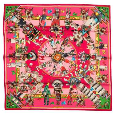Hermes kachinas silk scarf - Gem
