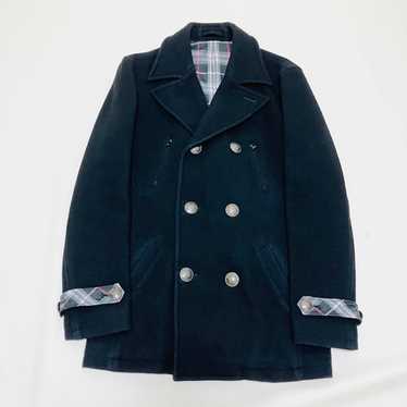BURBERRY BLUE LABELブラック ダブルブレスト ジャケット Burberry black label pea - Gem