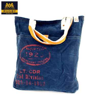 バッグ Ralph Lauren Rugby Canvas Leather Tote Rugby Canvas Tote