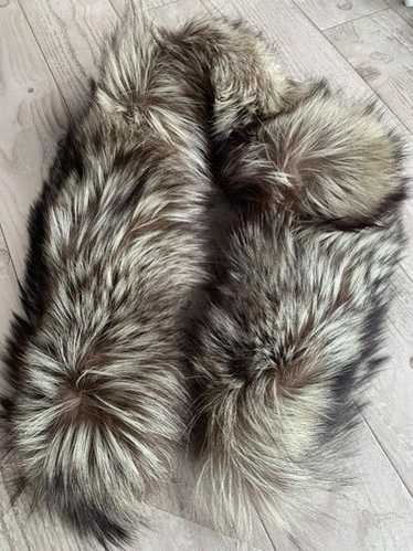 【未使用】 FUR SAGAFOX TRIM・BESATZ GARNITURE Vintage SAGA FOX Fur Trim Besatz Garniture Shawl Muffler