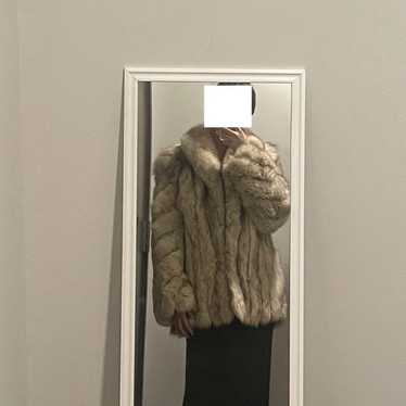 【未使用】 FUR SAGAFOX TRIM・BESATZ GARNITURE Vintage SAGA FOX Fur Trim Besatz Garniture Shawl Muffler