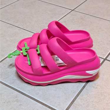 【新品未使用品】crocs MEGA CRUSH TRIPLE STRAP NEW CROCS MEGA CRUSH TRIPLE STRAP 209842-6TW PINK CRUSH | eBay