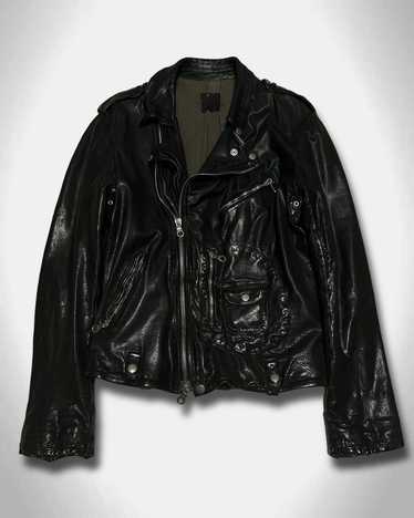 ジャケット・アウター ISAMU KATAYAMA backlash leather jacket Yohji Yamamoto Black Isamu Katayama Backlash Edition Leather