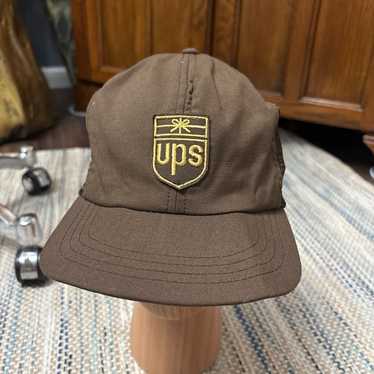 UPS ブラウンキャップ スナップバック　80s ビンテージ 1980's, UPS (Brown) Employee Adjustable Hat (Scarce