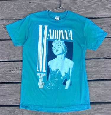 MADONNA WHO'S THAT GIRL TOUR 80s tシャツ Original vintage 1987 Madonna Who's That Girl Tour Shirt