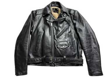 70's Lesco LEATHERS USAヴィンテージシングルライダース46 70s vintage Lesco single leather riders JKTシングルレザー