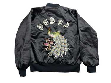 【TASTE by Knit】Knit embroidery sukajan Vintage sukajan embroidery - Gem