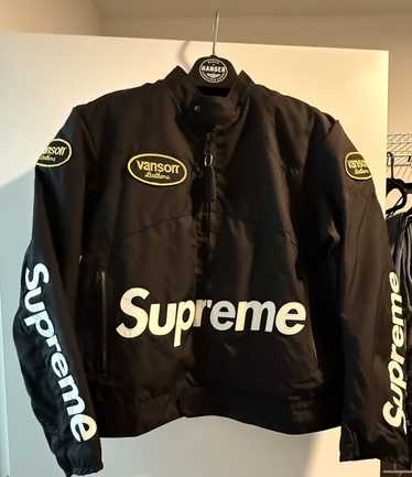 【Supreme x Vanson Leathers】Hooded Work Jacket★Black★24FW Fall/Winter 2024 Preview – Supreme