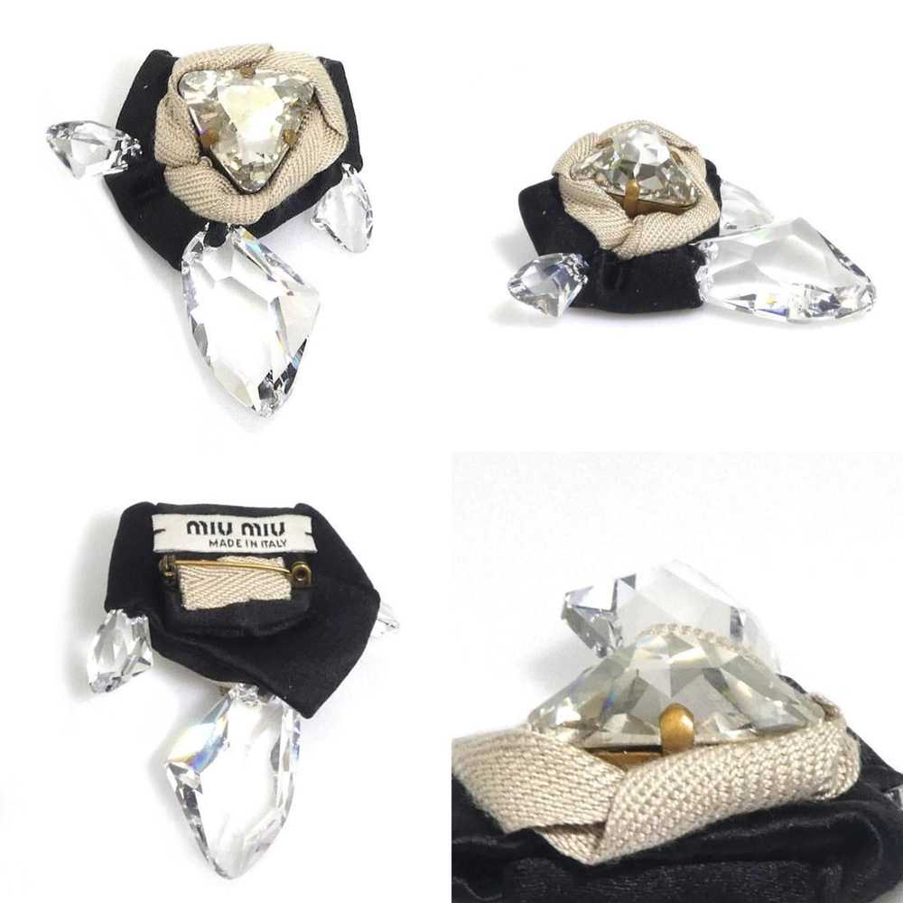 Miu Miu Miu Miu Miu 2-piece brooch set in satin a… - image 4