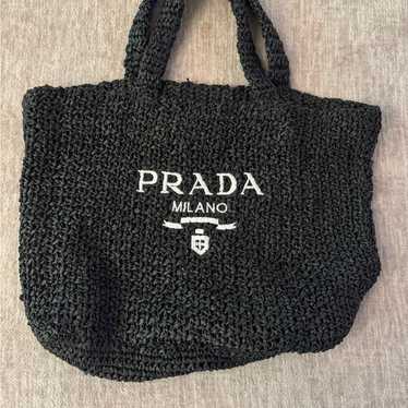 PRADA Straw トートバッグ Prada Straw Tote | eBay