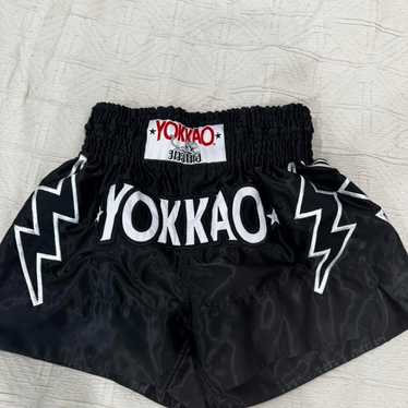 YOKKAO ボクシングショーツ 黒 Yokkao muay thai boxing - Gem