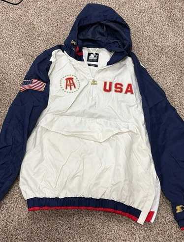 Starter USAバスケットボールジャケット L Starter x Los Angeles Lakers NBA 1/2 Zip Vintage Pullover