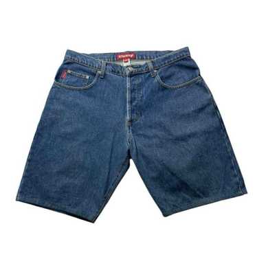 90s OLD STUSSY ステューシー バギー デニム ショーツ 36 XL Stussy denim shorts - Gem