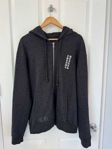 ◆CHROME HEARTS PLUS クロス オールオーバープリント パーカー Chrome Hearts】クロス オールオーバーPrint zip up パーカー