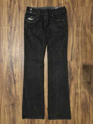 パンツ 00s diesel bush damage flared denim Y2K 2000's doublewest damage flare jeans y2k - メルカリ