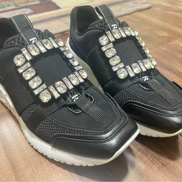 【Roger Vivier】Viv' Run Sneakers in fabric Viv' Run Sneakers in fabric White Woman
