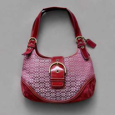 バッグ 00's coach vintage signature red Y2K Vintage Purse Vault ♡ | $340 free shipping ❌SOLD❌ Coach