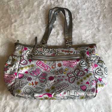 バッグ Coach Poppy Patchwork Butterfly Toto Bag Coach Poppy Patchwork Butterfly Toto Bag - メルカリ