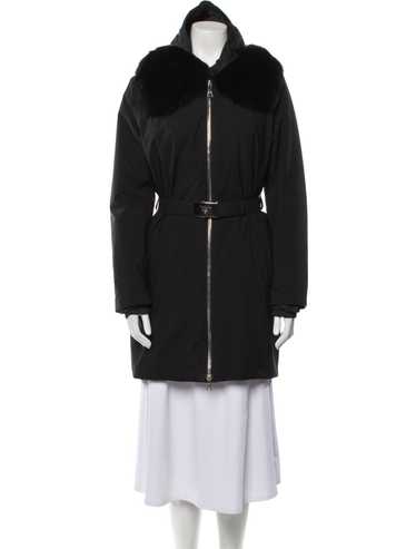 ジャケット・アウター PRADA SPORTS fox fur jacket PRADA BLUE FOX FUR HOODED JACKET WOMEN'S SIZE 38 | eBay