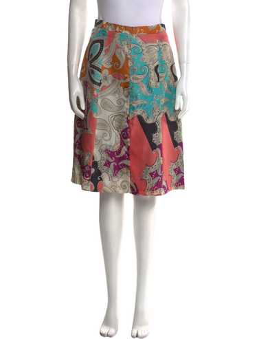 【関税&送料込】Etro Paisley Print Silk Flounced Skirt Etro Paisley-Print Silk Skirt — UFO No More
