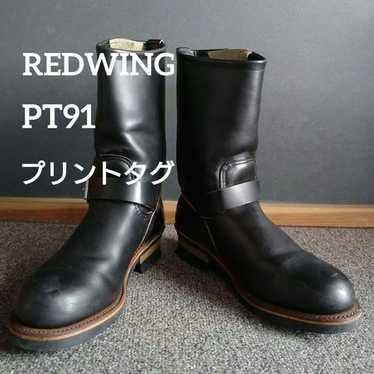 靴 REDWING / PT91 2268 engineer boots REDWING 2268 Engineer Boots PT91 Brown Core US6.5D VINTAGE
