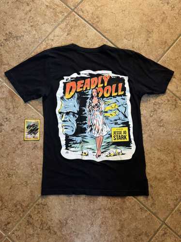 Tシャツ(半袖+袖なし) DEADLYDOLL deadlydoll chrome hearts Chrome Hearts DEADLY DOLL Logo Print T Shirt Womens S Used
