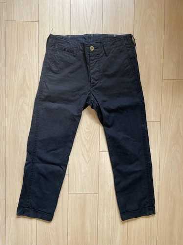 パンツ visvim HIGH WATER CHINO BLACK 3 CHINO PANTS DMGD | Visvim Official North American Web Store