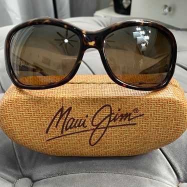 マウイジム　mauijimブラウン/サングラス ケース付き Maui Jim スポーツサングラス ブラウン レンズ ケース付き
