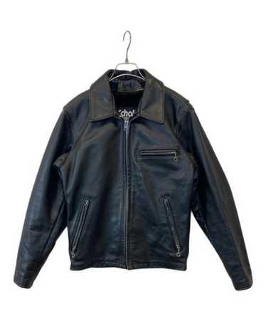 Schott ブラックレザージャケット　643 Schott ショット USA LINE 643 ステアハイド レザー トラッカー