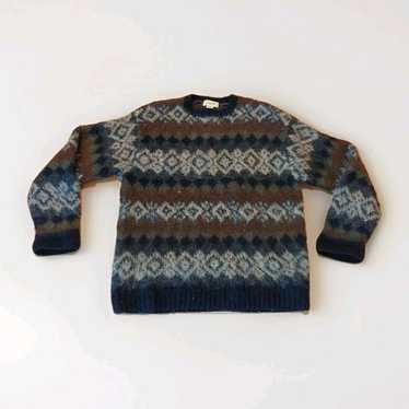 90’s j.crew crazy knit 名作 90's〜 J.CREW パッチワーク風 Sweater Size (L) – frgeek